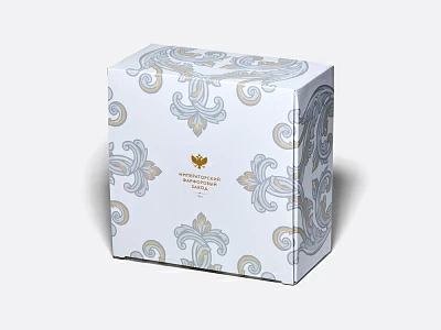 Сервиз чайный на 4 персоны 10 предметов в подарочной упаковке, форма Идиллия рисунок Барокко, арт. 81.34916.00.1