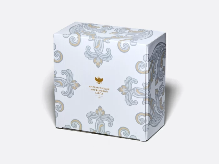 Сервиз чайный на 4 персоны 10 предметов в подарочной упаковке, форма Идиллия рисунок Барокко, арт. 81.34916.00.1, 