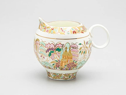 Сервиз чайный форма Яблочко рисунок Пейзажный фриз, 6 персон 15 предмета арт. 81.14525.01.1