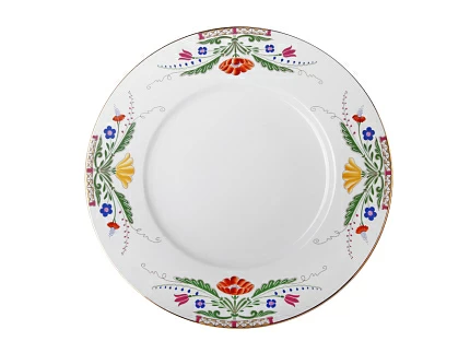 Тарелка мелкая 270 мм форма Европейская-2 рисунок Замоскворечье арт. 80.85337.00.1 Тарелка мелкая 270 мм форма Европейская-2 рисунок Замоскворечье арт. 80.85337.00.1