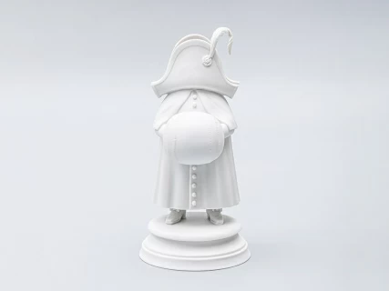 Скульптура Третий гость Белый арт. 82.64918.00.1, 