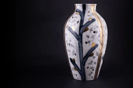 Ваза Вербная на форме Ламповая, арт 60.04646.00.1