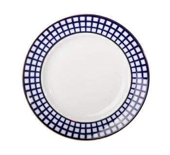 Тарелка мелкая 200 Гладкая Кобальтовая клетка арт. 80.06174.00.1, 