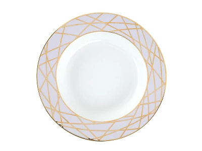 Тарелка глубокая 225 мм форма Европейская - 2 рисунок Морозная сказка, арт. 80.96943.00.1