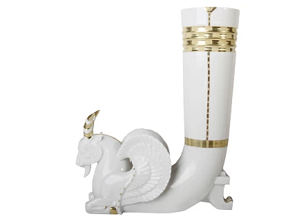 Скульптура Козерог-ритон Золотой, арт. 82.81315.00.1