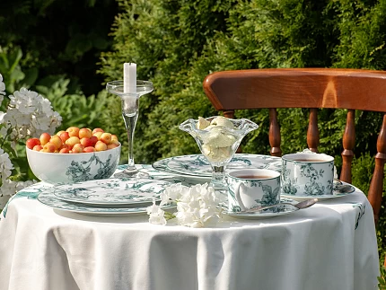 Салатник 160 мм форма Восточная Рисунок Monplaisir Green, арт. 80.48344.00.1