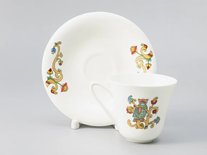 Сервиз чайный форма Сад рисунок Русские сказки, 6 персон 15 предметов, арт. 81.28417.00.1,  Сервиз чайный форма Сад рисунок Русские сказки, 6 персон 15 предметов, арт. 81.28417.00.1,