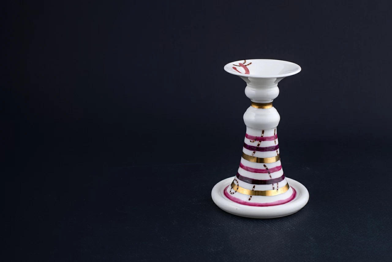 Подсвечник высокий Праздник, на форме Классика, арт 60.01209.00.1, 