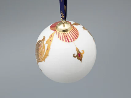 Новогодний Шар в подарочной упаковке, рисунок Рождественские узоры, арт 81.33344.00.1, 