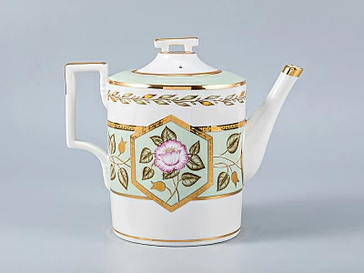 Сервиз чайный форма Гербовая рисунок Нефритовый фон, 6 персон 20 предметов, арт. 81.20900.00.1 Сервиз чайный форма Гербовая рисунок Нефритовый фон, 6 персон 20 предметов, арт. 81.20900.00.1