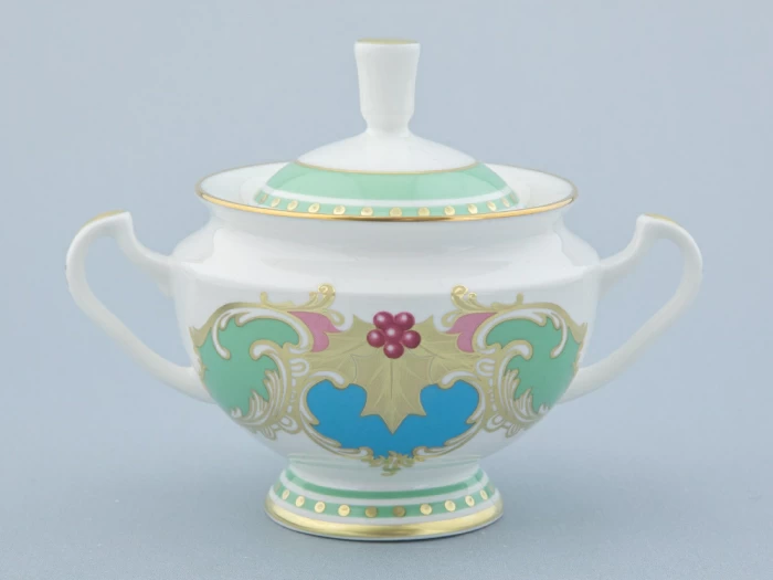 Сервиз чайный форма Айседора рисунок Аквамарин 6 персон 14 предметов арт. 81.30906.00.1,  Сервиз чайный форма Айседора рисунок Аквамарин 6 персон 14 предметов арт. 81.30906.00.1,