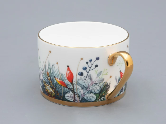 Чашка с блюдцем 250 мл, форма Идиллия, рисунок Календа-2, арт. 81.33748.00.1,  Чашка с блюдцем 250 мл, форма Идиллия, рисунок Календа-2, арт. 81.33748.00.1,