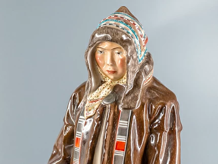 Скульптура Народности России Тунгузская женщина арт. 82.78568.00.1