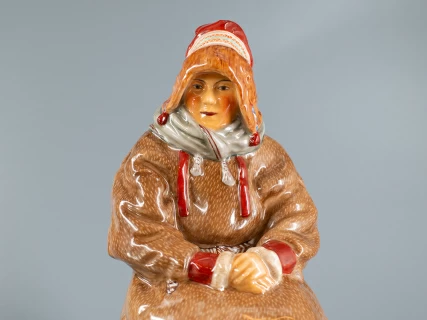 Скульптура Народности России Лопарская женщина арт. 82.76798.00.1,  Скульптура Народности России Лопарская женщина арт. 82.76798.00.1,