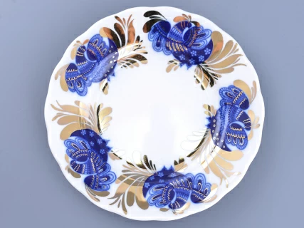 Тарелка мелкая 180 мм  форма Тюльпан рисунок Золотой сад арт. 80.00006.00.1, 