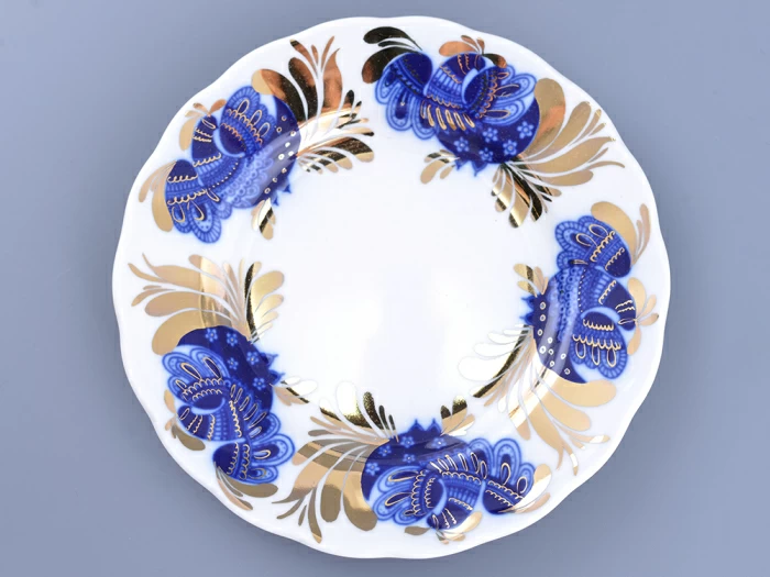 Тарелка мелкая 180 мм  форма Тюльпан рисунок Золотой сад арт. 80.00006.00.1, 
