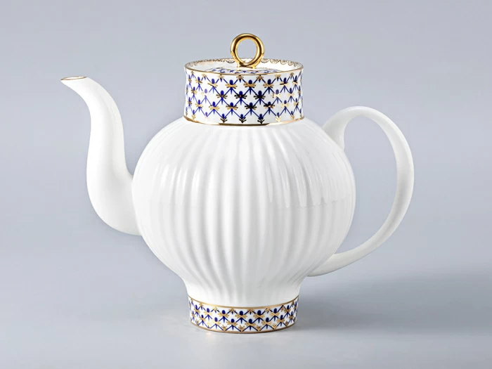 Сервиз чайный Волна Кобальтовая сетка, 6 персон 20 предметов, арт. 81.20893.00.1, 