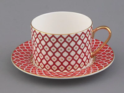 Чашка с блюдцем 250 мл форма Идиллия рисунок Скарлетт 1 арт. 81.26826.00.1 Чашка с блюдцем 250 мл форма Идиллия рисунок Скарлетт 1 арт. 81.26826.00.1