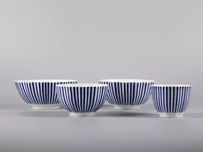 Четырех-предметный комплект Салатников, форма Тюльпан рисунок Французик, арт. 81.30806.00.1, 