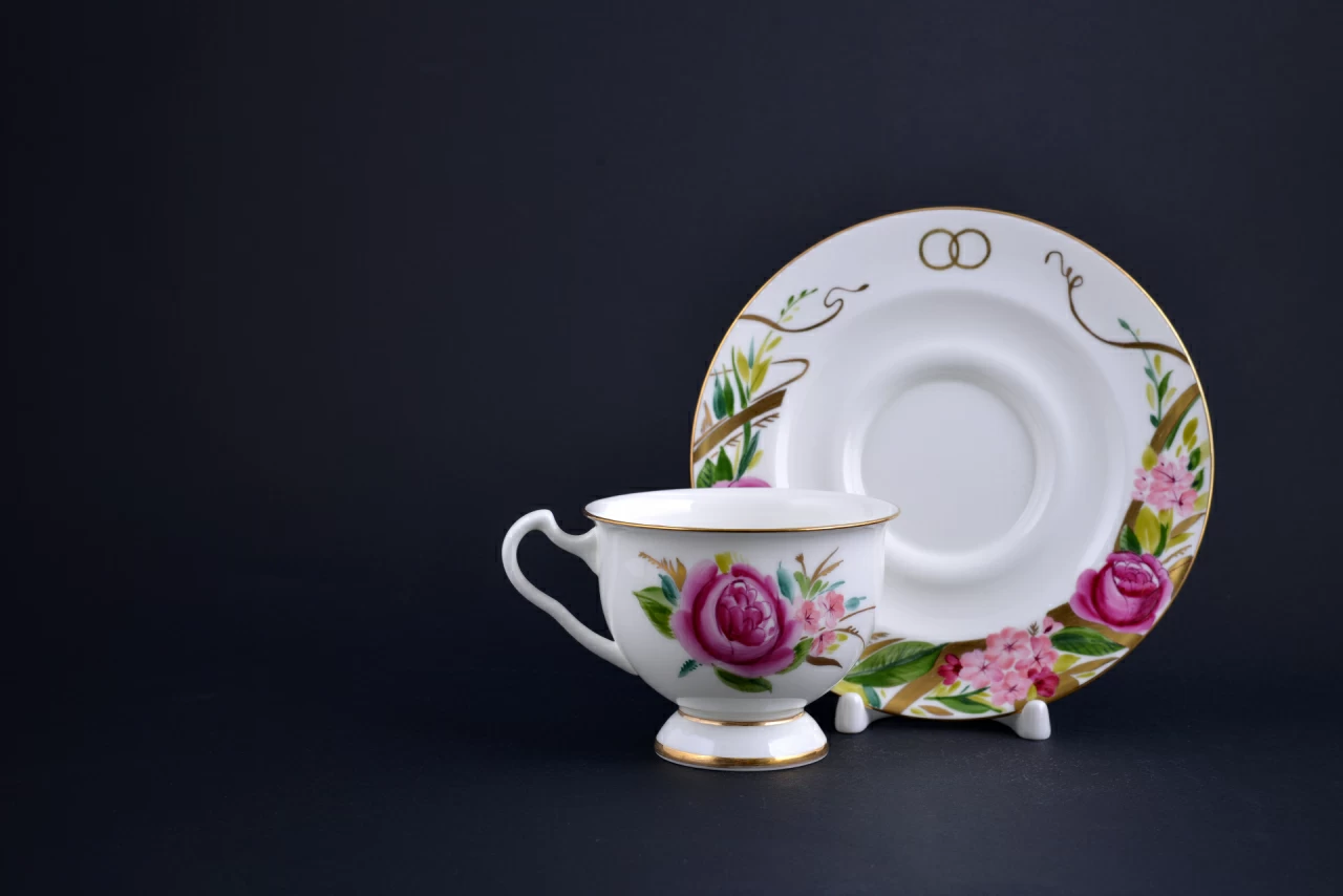 Чашка с блюдцем Незабываемый день, на форме Айседора, арт 61.20982.00.1, 