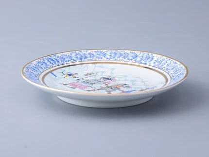 Тарелка декоративная 195 мм форма Эллипс рисунок Зимняя фантазия арт. 80.09998.00.1