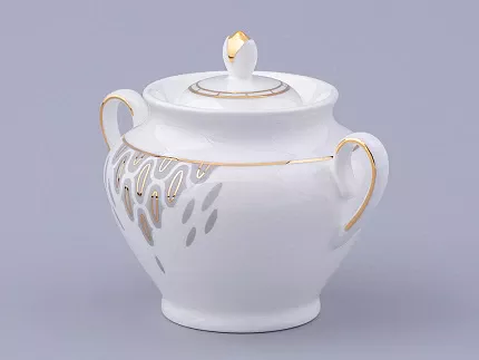 Сервиз чайный на 6 персон 14 предметов форма Весенняя 2 рисунок Саламандра Грей, арт. 81.31630.00.1