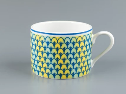 Чашка чайная 265 мл форма Соло, рисунок Azzurro, арт 80.37134.00.1, 