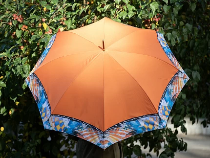Зонт-трость рисунок Триумф и обаяние Оранжевый арт. 41.00191.02