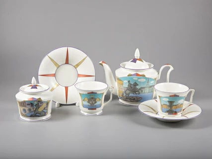 Сервиз форма Юлия рисунок Петербургские картинки, 6 предметов на 2 персоны, арт. 81.29021.00.1, 