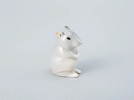 Скульптура форма Мышь малютка рисунок Серая арт. 82.61108.00.1