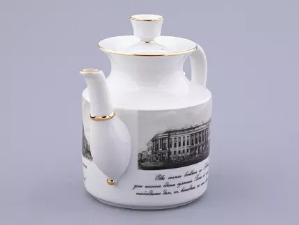 Сервиз чайный на 6 персон 15 предметов, форма Банкетная рисунок Великолепный Невский, арт. 81.32683.00.1