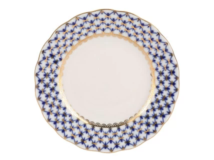 Трехпредметный комплект чайный форма Тюльпан рисунок Кобальтовая сетка арт. 81.10103.90.1, 