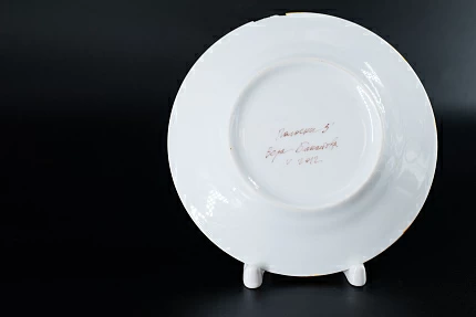 Тарелка 150 мм, Полоски 5, на форме Гладкая, арт 60.06380.00.1