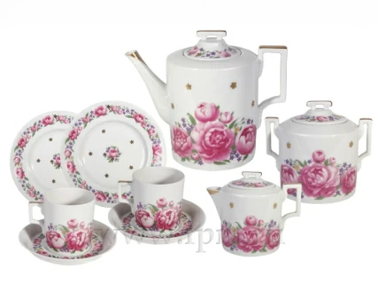Сервиз чайный Гербовая Первое свидание, 6 персон 20 предметов, арт. 81.23362.00.1, 