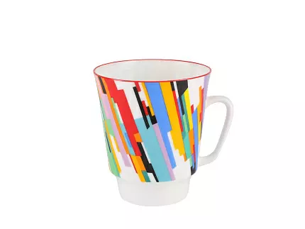 Чашка с блюдцем 165 мл форма Майская рисунок Движение 2, арт. 81.27267.00.1