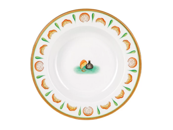 Сервиз столовый форма Европейская -2 рисунок Крысята-воришки, 2 персоны 9 предметов арт. 81.28018.00.1, 