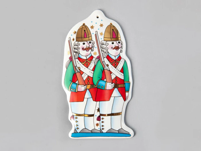 Елочная игрушка рисунок Солдатики арт. 80.38546.00.1, 