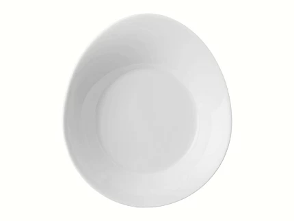 Суповая тарелка овальная 305 мм форма Атлантида рисунок Белый арт. 92.90602.31.1