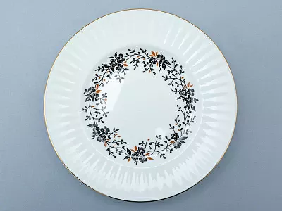 Трехпредметный комплект чайный форма Волна рисунок Тонкие веточки 155 мл арт. 81.14404.00.1