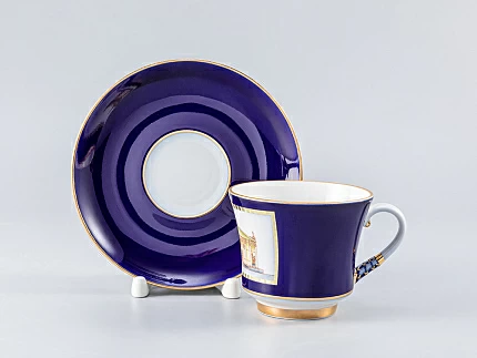 Сервиз чайный форма Банкетная рисунок Классика Петербурга-2 52%, 6 персон 20 предметов арт. 81.25120.00.1