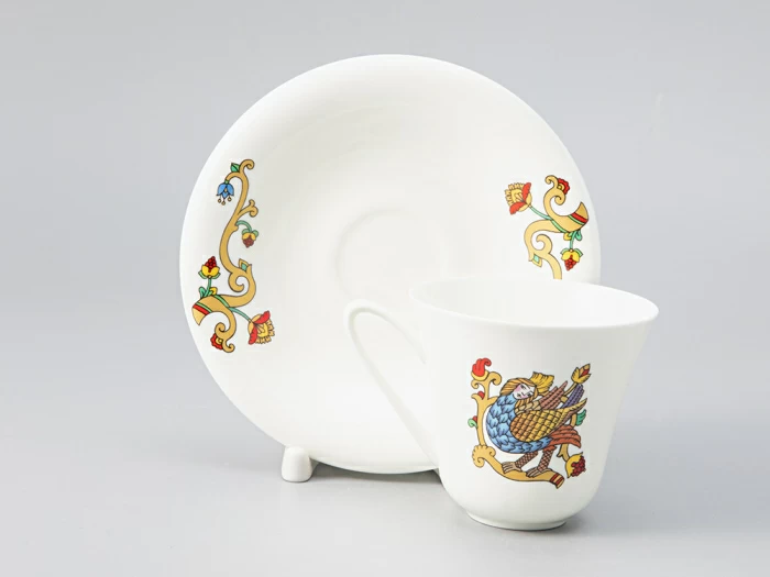 Сервиз чайный форма Сад рисунок Русские сказки, 6 персон 15 предметов, арт. 81.28417.00.1,  Сервиз чайный форма Сад рисунок Русские сказки, 6 персон 15 предметов, арт. 81.28417.00.1,