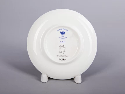 Чашка с блюдцем 165 мл форма Майская рисунок Автопортрет Юрия Никулина, арт. 81.30604.00.1