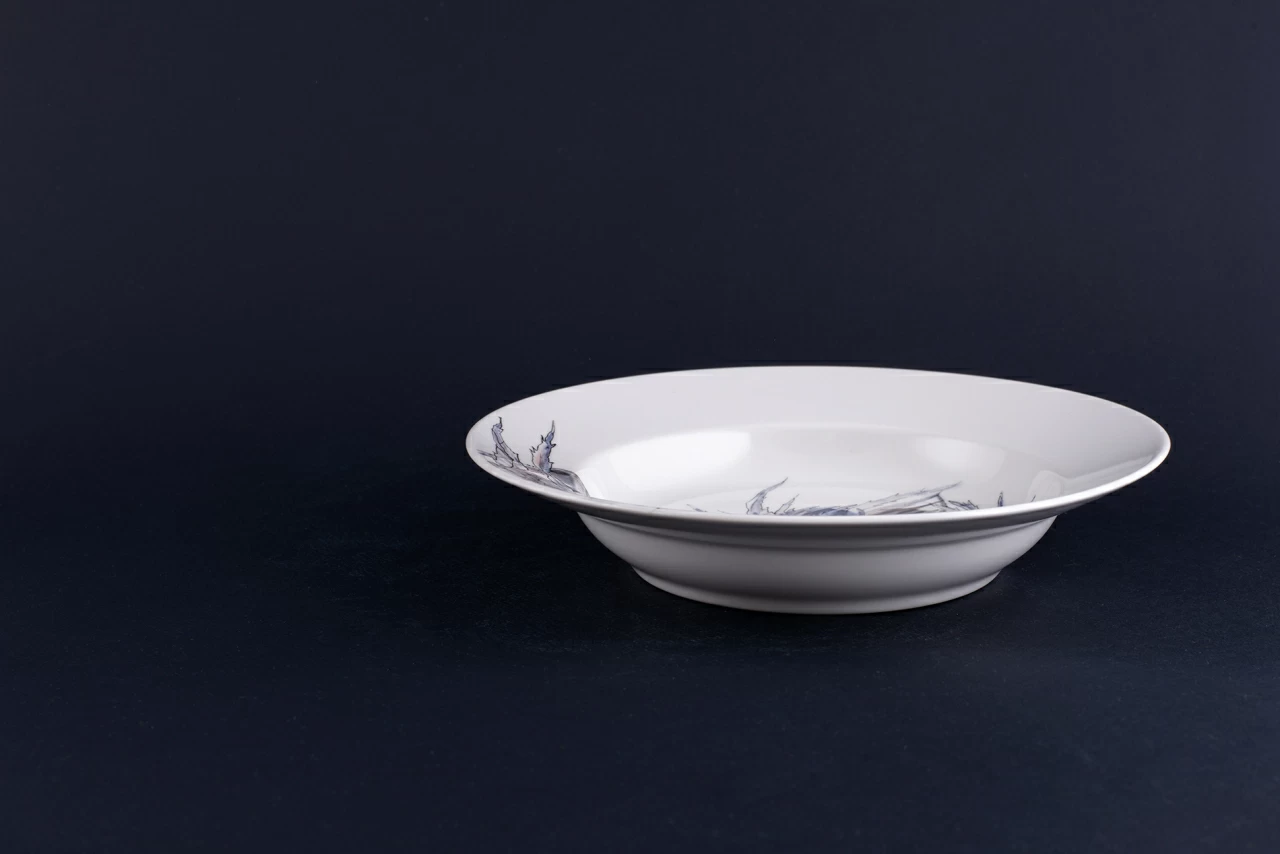 Тарелка Синеголовики на форме Глубокая арт 60.13552.00.1, 