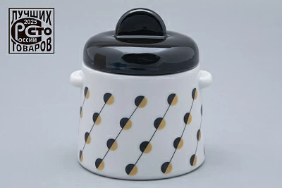 Сахарница форма Колокол рисунок Балтийский берег 2, арт. 80.45181.00.1