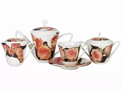 Сервиз чайный Сад Лето, 6 персон 15 предметов,  арт. 81.23798.00.1