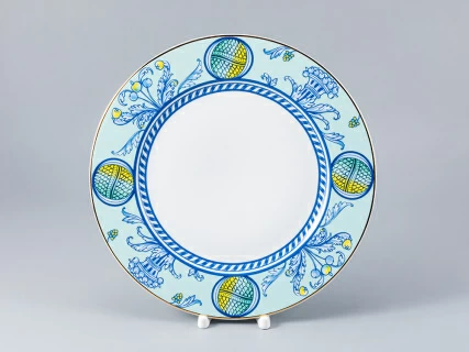 Тарелка форма Европейская 270 мм рисунок Высоцкая. Azzurro, арт. 80.37138.00.1, 