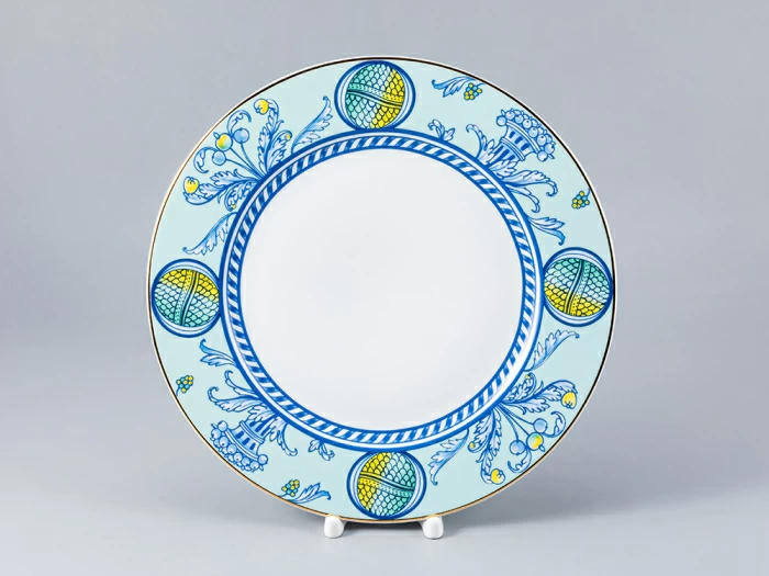 Тарелка форма Европейская 270 мм рисунок Высоцкая. Azzurro, арт. 80.37138.00.1, 