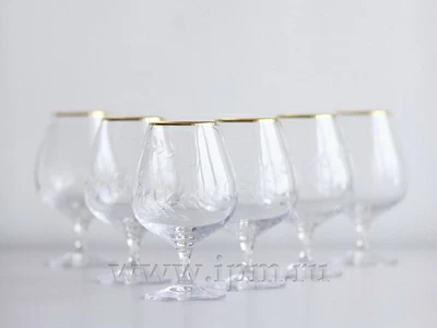 Набор (6 бокалов для коньяка) 550 мл Золотой арт. 14.00013.07