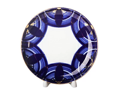 Бокал с блюдцем 360 мл форма Ленинградский рисунок Вертолет арт. 81.10494.00.1