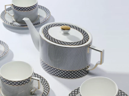 Сервиз чайный на 6 персон 14 предметов форма Элегия рисунок Elegant, арт. 81.34728.00.1, 